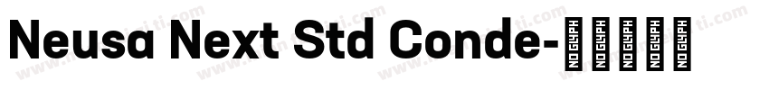 Neusa Next Std Conde字体转换